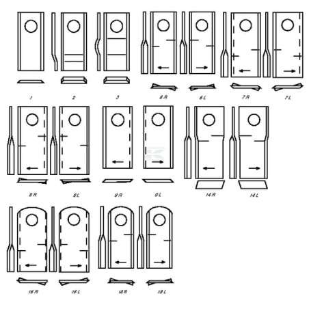 Couteau VICON KM13800061N
