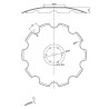Disque de herse BEDNAR KM060458N