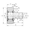 Galet de cames SKF KRV30PPASKF