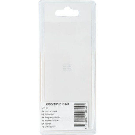 Bloc de chiffres UNIVERSEL KRVV10101P06B