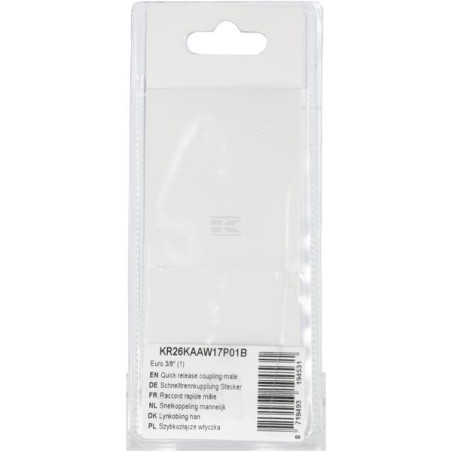 Raccord rapide mâle UNIVERSEL KR26KAAW17P01B