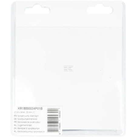 Diaphragme UNIVERSEL KR18000034P01B