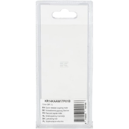 Raccord rapide mâle UNIVERSEL KR14KAAW17P01B