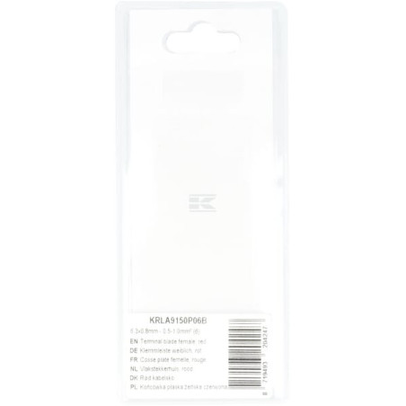 Cosse plate femelle UNIVERSEL KRLA9150P06B