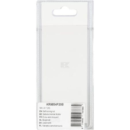 Ecrou autobloquant UNIVERSEL KR9854P20B