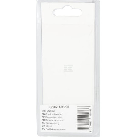 Rondelle de boulon d'entraîneur UNIVERSEL KR9021A8P20B