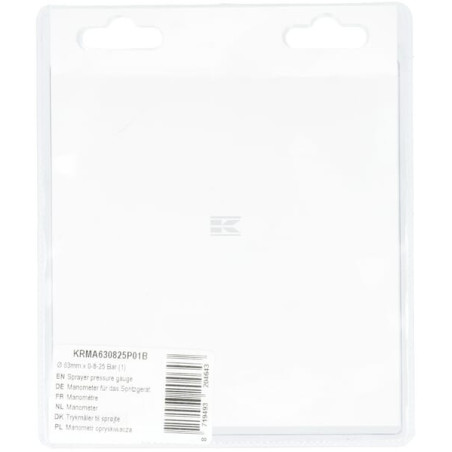 Manomètre de pulvérisateur UNIVERSEL KRMA630825P01B