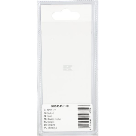 Goupille fendue UNIVERSEL KR94545P10B