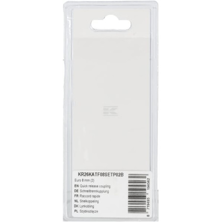 Raccord rapide UNIVERSEL KR26KATF08SETP02B