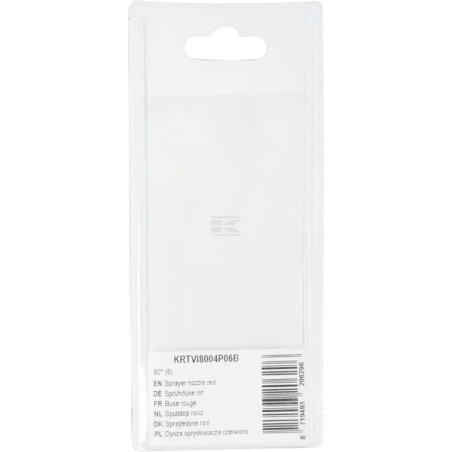 Buse de pulvérisateur rouge UNIVERSEL KRTVI8004P06B