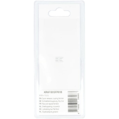 Raccord rapide femelle UNIVERSEL KRVF1815FP01B