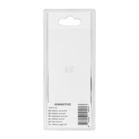 Catadioptre rond blanc UNIVERSEL KR484067P02B