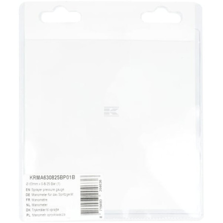 Manomètre de pulvérisateur UNIVERSEL KRMA630825BP01B