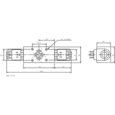 Clapet antiretour UNIVERSEL KRMSC03B012C