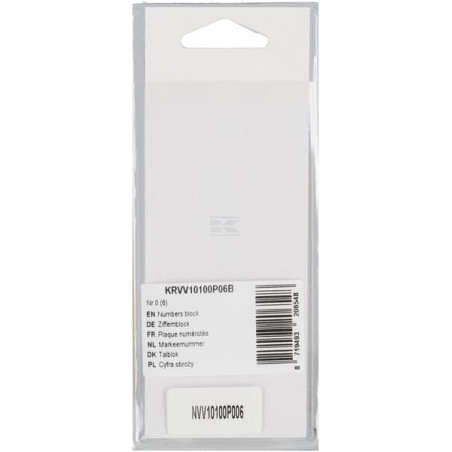 Bloc de chiffres UNIVERSEL KRVV10100P06B