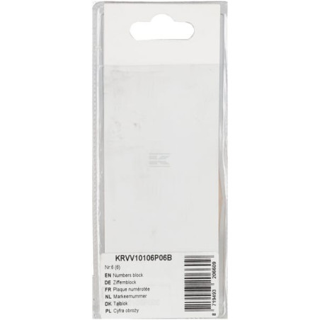 Bloc de chiffres UNIVERSEL KRVV10106P06B