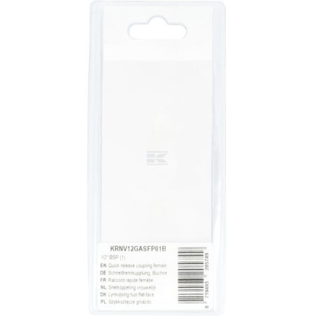 Raccord rapide femelle UNIVERSEL KRNV12GASFP01B