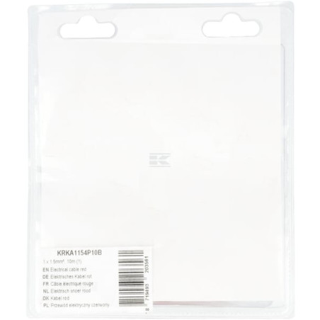 Câble électrique rouge UNIVERSEL KRKA1154P10B