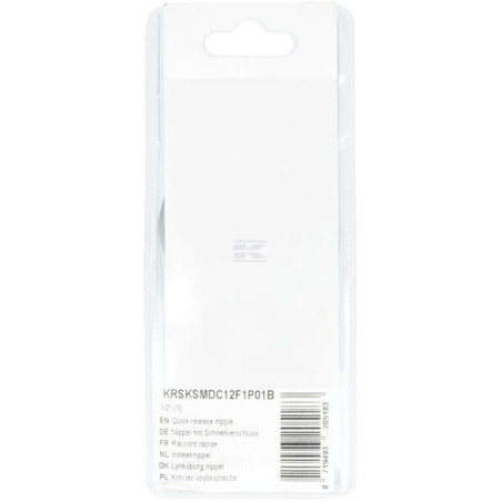 Raccord rapide UNIVERSEL KRSKSMDC12F1P01B