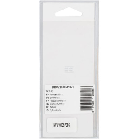 Bloc de chiffres UNIVERSEL KRVV10105P06B