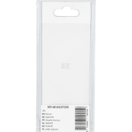 Goupille élastique UNIVERSEL KR1481ASSP20B