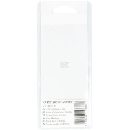 Écrou UNIVERSEL KR933126012RVSP06B