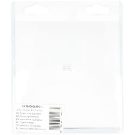 Diaphragme UNIVERSEL KR18000002P01B