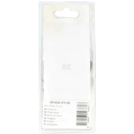 Boulon de charrue UNIVERSEL KR1434C1FP12B