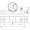 Etrier de tube RSB KUPL32424