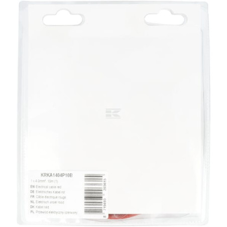 Câble électrique rouge UNIVERSEL KRKA1404P10B