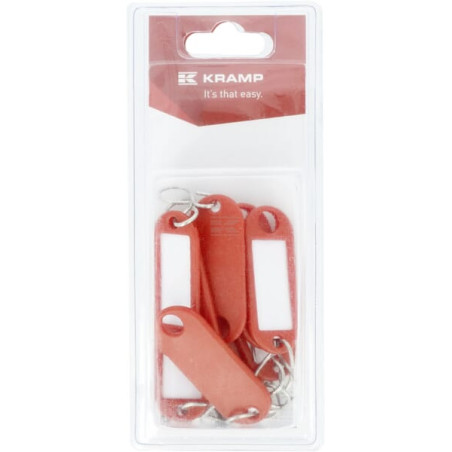 Porte-clés rouge UNIVERSEL KRHG1000ROP10B