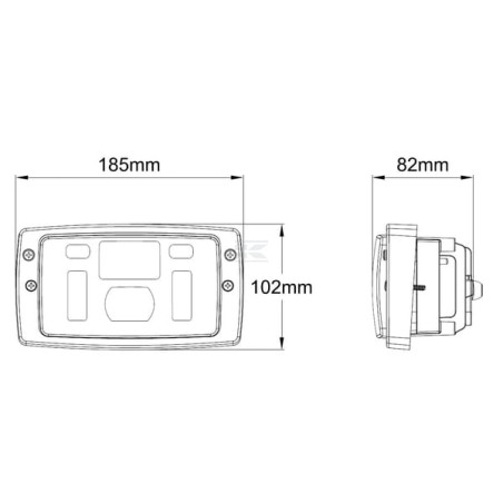 Phare LED MASSEY FERGUSON LA10425