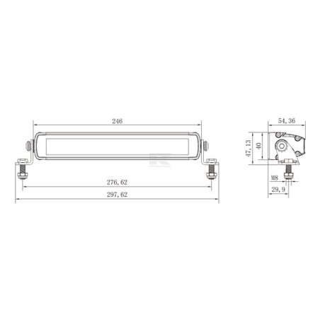 Barre lumineuse UNIVERSEL LA10820