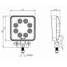 Phare de travail LED UNIVERSEL LA10904BOX