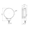 Phare de travail LED UNIVERSAL LA10907