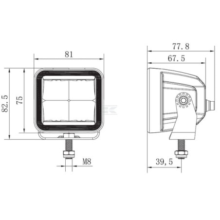 Lampe de travail LED UNIVERSEL LA10608