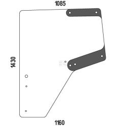 Porte- gauche UNIVERSEL L174348N