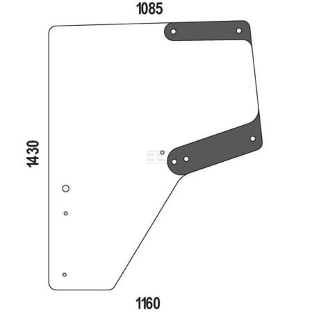 Porte- gauche UNIVERSEL L174348N