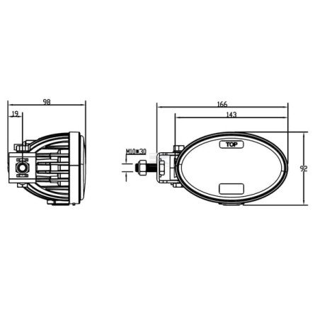 Phare LED UNIVERSEL LA10634