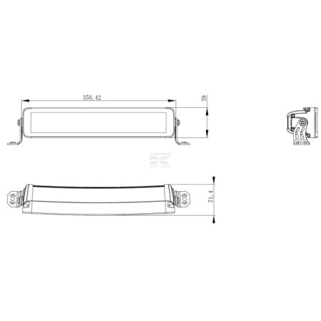 Barre lumineuse UNIVERSEL LA10816