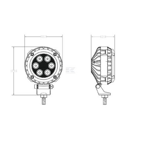 Phare de travail UNIVERSAL LA10510