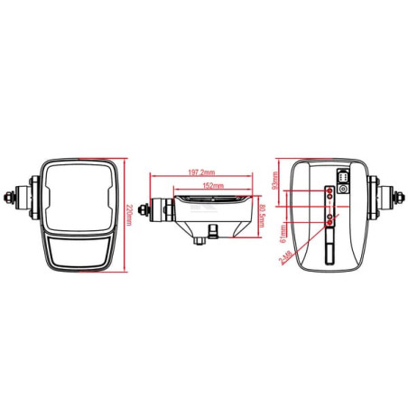 Phare LED UNIVERSEL LA1021VHEAT