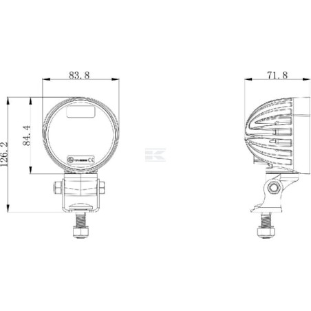 Phare DEUTZ-FAHR LA10550