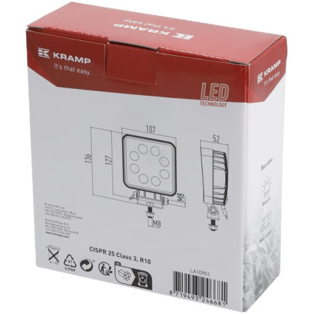Phare de travail LED UNIVERSAL LA10901