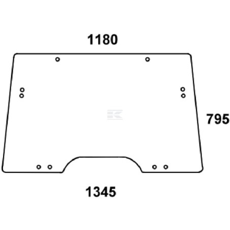 Vitre avant UNIVERSEL L171338N