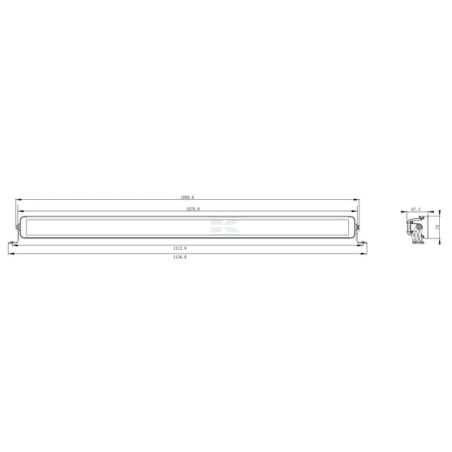 Barre lumineuse UNIVERSEL LA10815