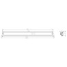 Barre lumineuse UNIVERSEL LA10815