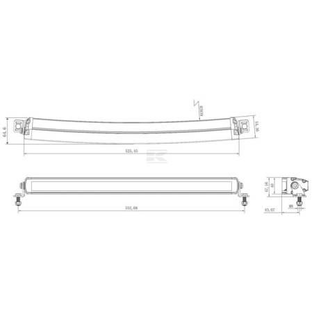 Barre lumineuse UNIVERSEL LA10824