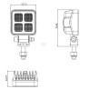 Phare de travail LED UNIVERSEL LA10605