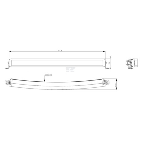 Barre lumineuse UNIVERSEL LA10818